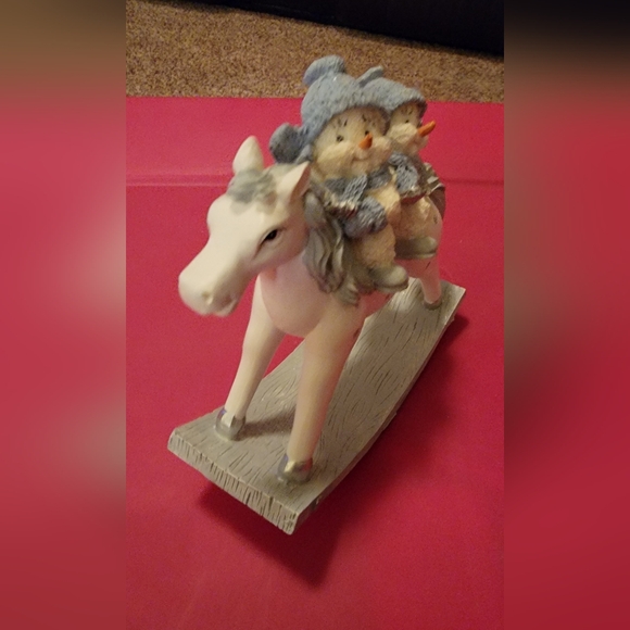 Snow Buddies from 1999- on Rocking Horse- still has box - Picture 4 of 6